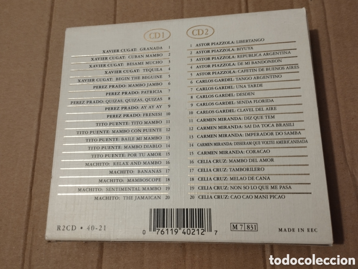 CDs de m&uacute;sica: TANGO & MAMBO CALIENTE! THE GOLD COLLECTION (2 CD) - Foto 7