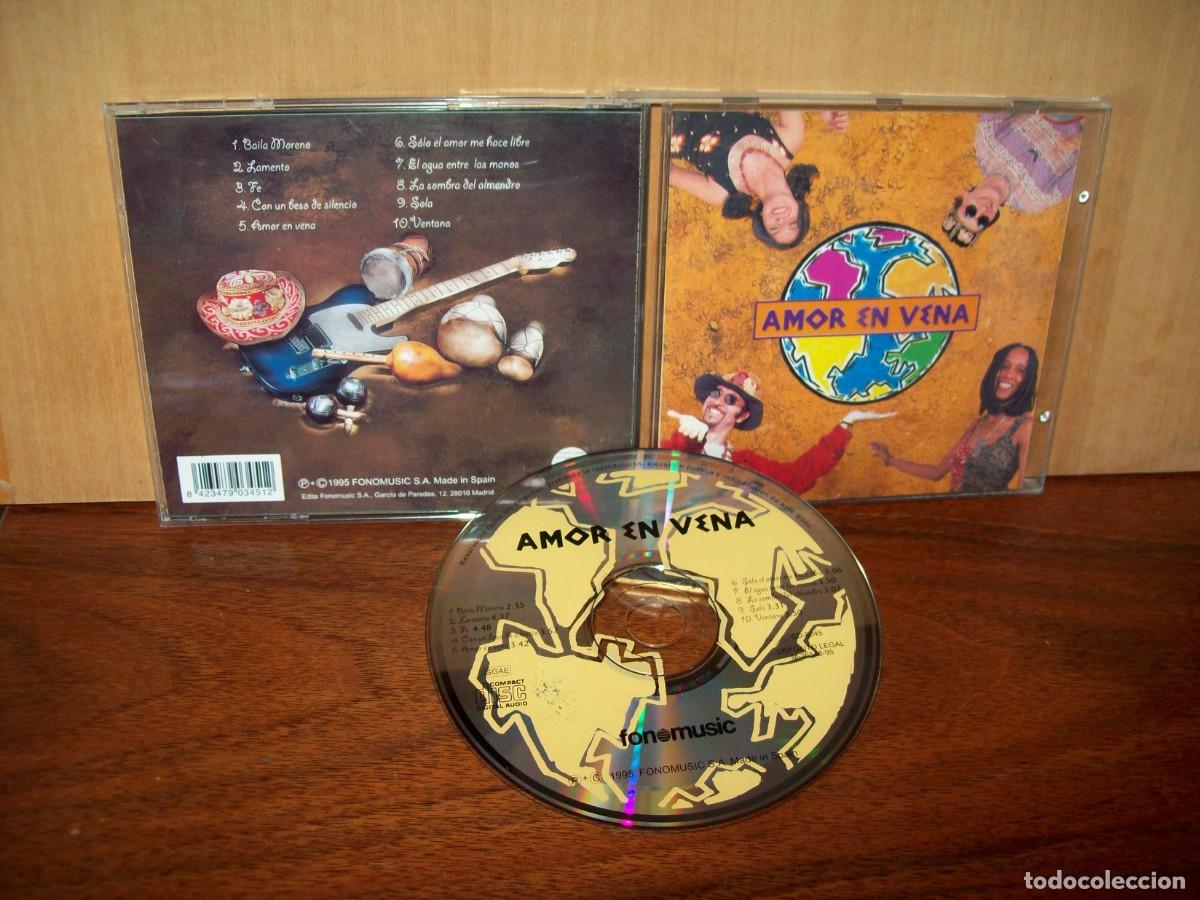 CDs de m&uacute;sica: AMOR EN VENA - CD 1995 10 CANCIONES