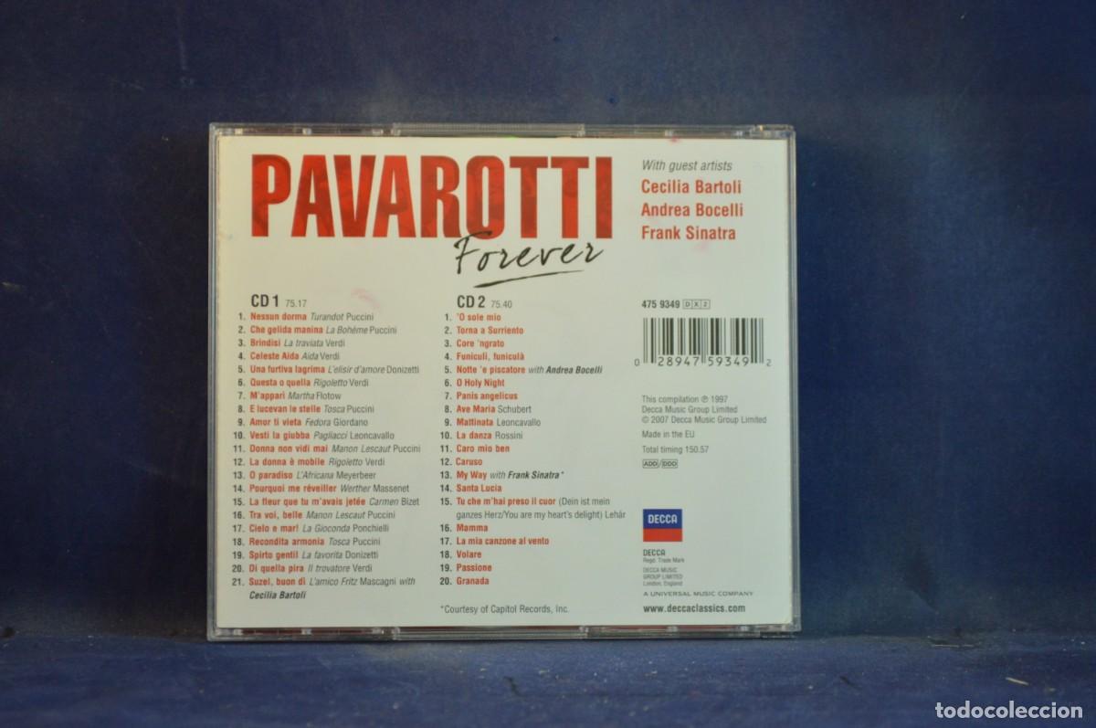 CDs de m&uacute;sica: PAVAROTTI &ndash; PAVAROTTI FOREVER - 2 CD - Foto 2