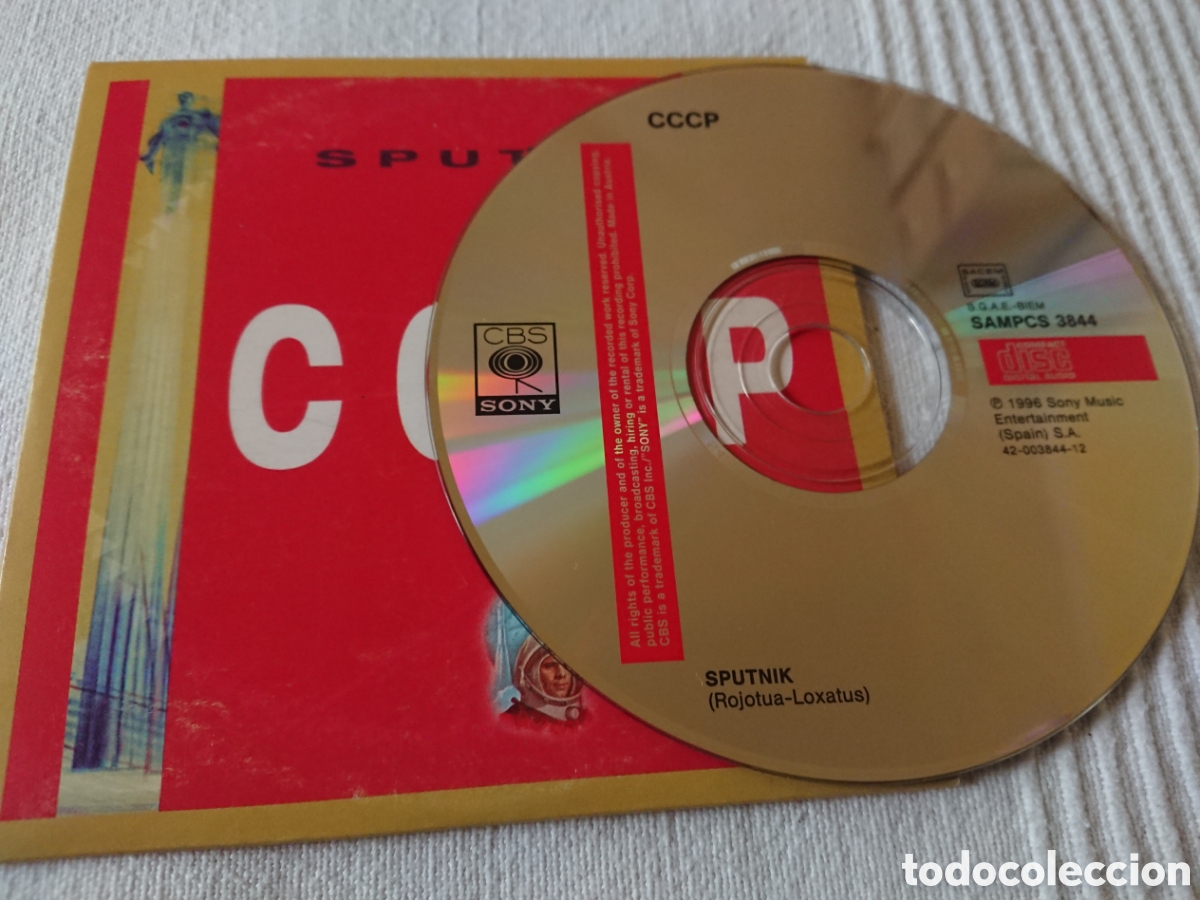 CDs de m&uacute;sica: Sputnik - CCCP - CD single - Foto 3