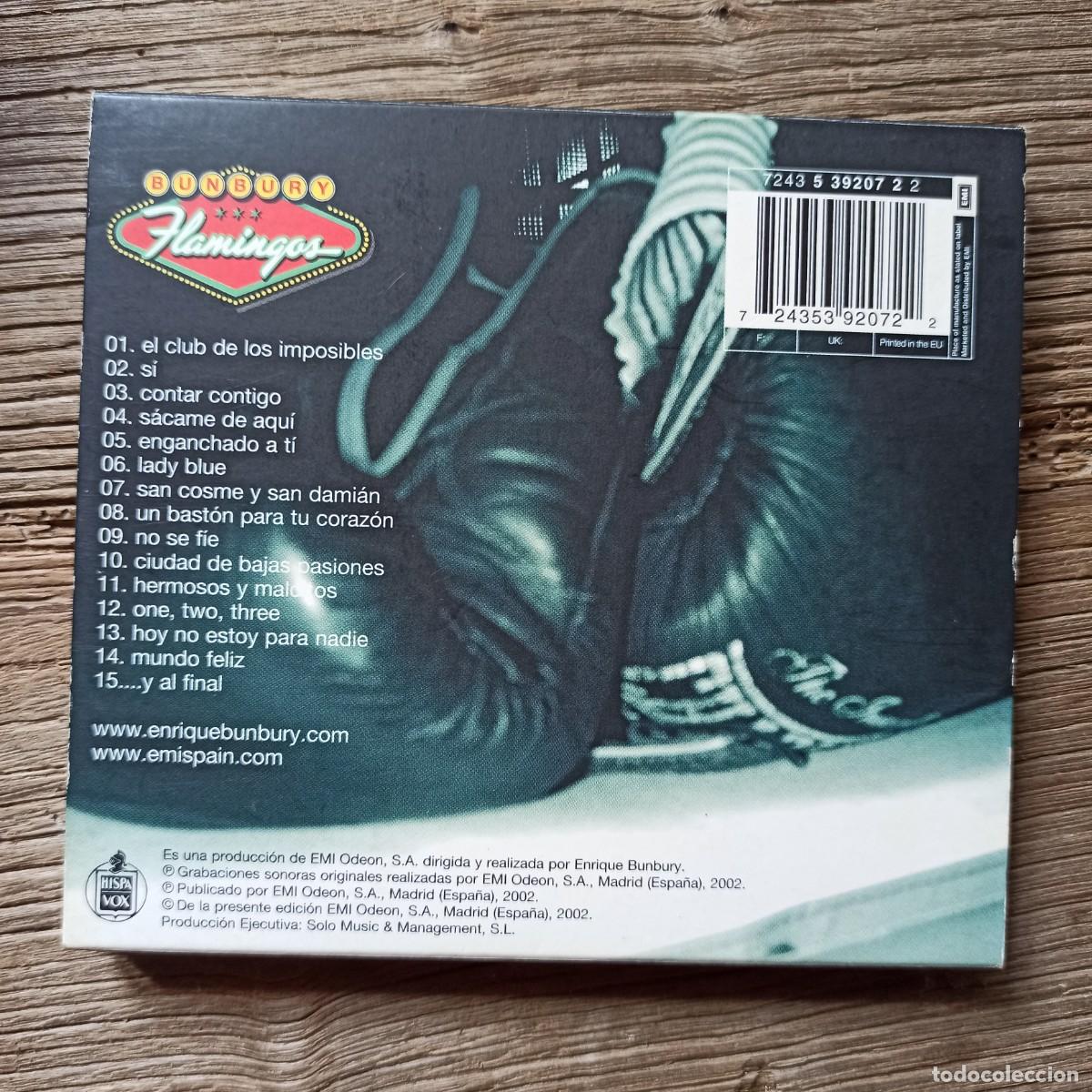 CDs de m&uacute;sica: CD Bunbury &ndash; Flamingos - Foto 2