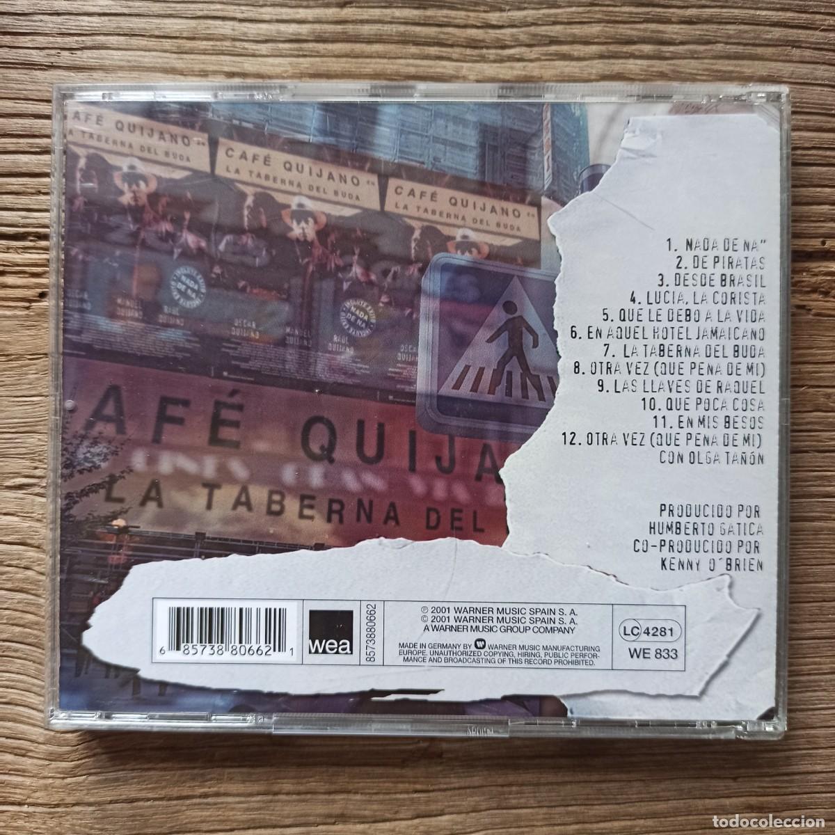 CDs de m&uacute;sica: CD Caf&eacute; Quijano &ndash; La Taberna Del Buda - Foto 2