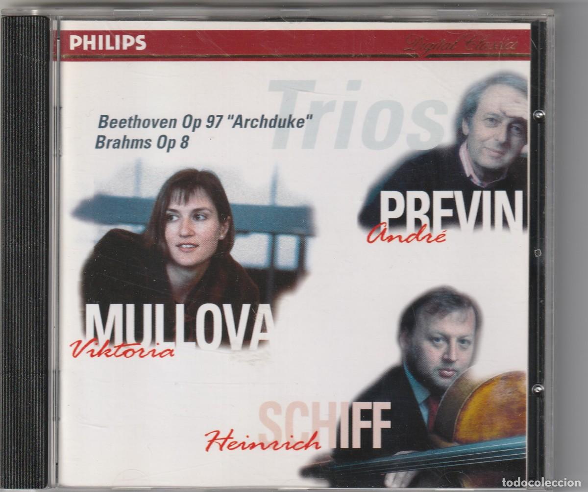 CDs de m&uacute;sica: BEETHOVEN &middot; BRAHMS - TRIOS (CD PHILIPS 1995) MULLOVA &middot; PREVIN &middot; SCHIFF - Foto 1