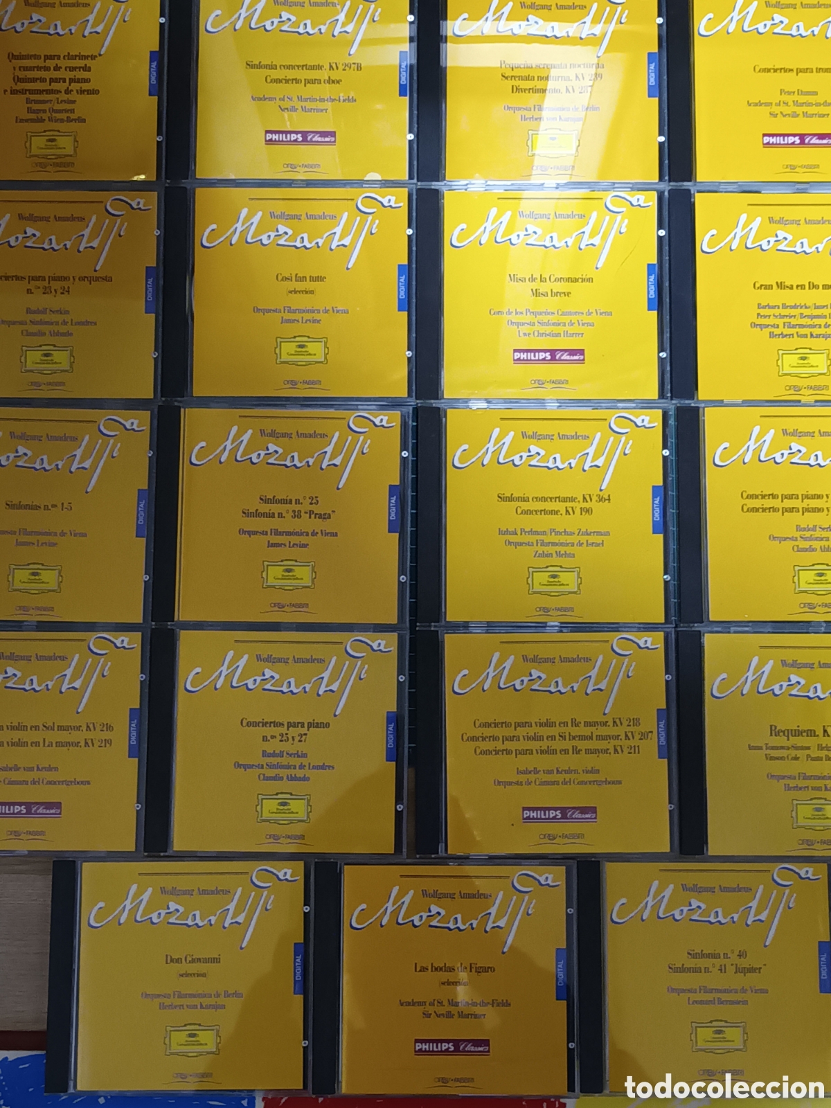 CDs de m&uacute;sica: Colecci&oacute;n mozart 19 cds - Foto 1