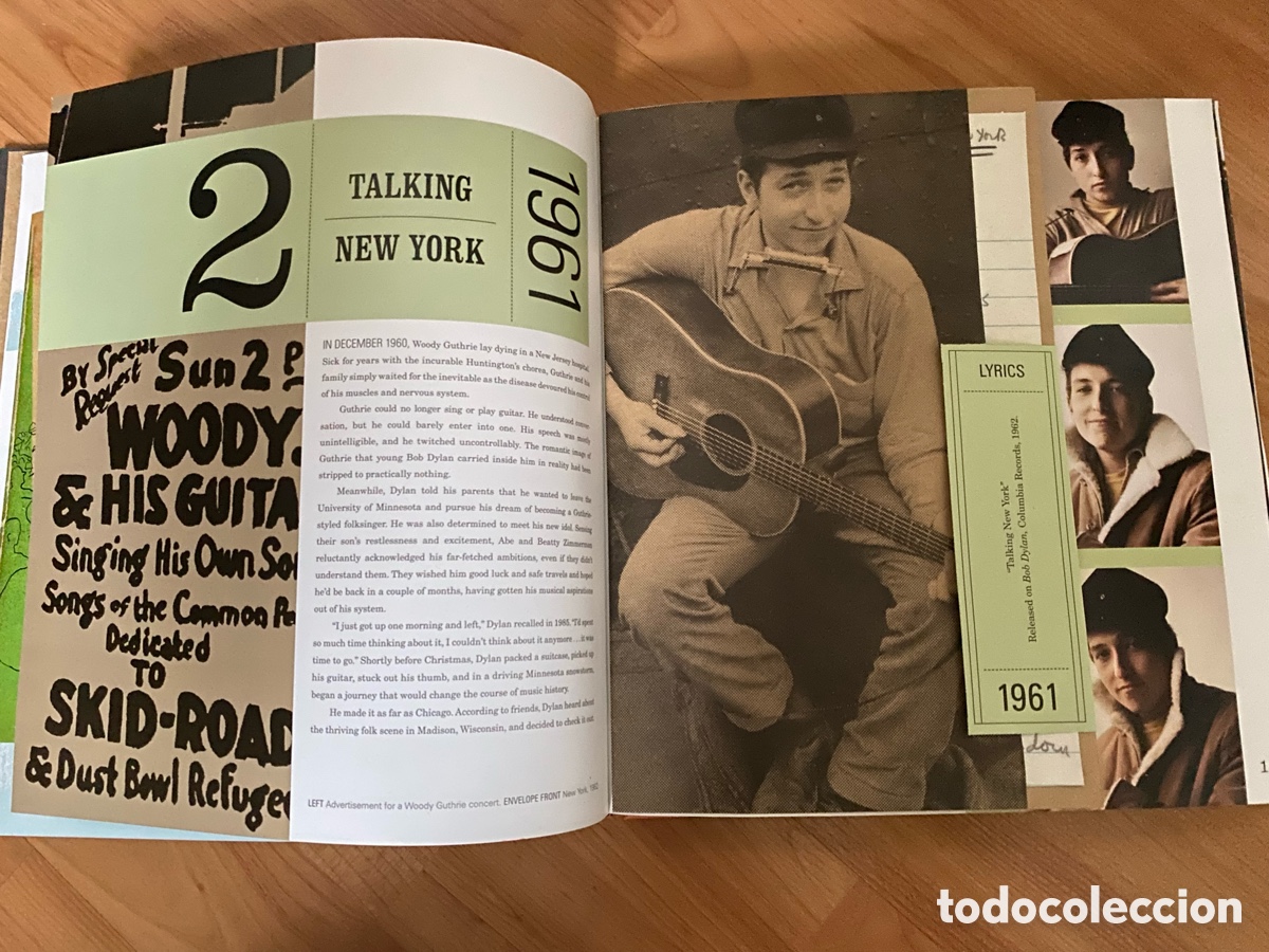 CDs de m&uacute;sica: BOB DYLAN SCRAPBOOK 1956-1966 + CD - Foto 2
