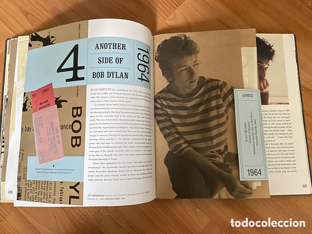 CDs de m&uacute;sica: BOB DYLAN SCRAPBOOK 1956-1966 + CD - Foto 5