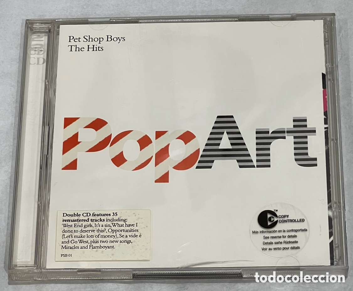 CDs de m&uacute;sica: CD. Pet Shop Boys. &ldquo;Pop art&rdquo;. - Foto 1