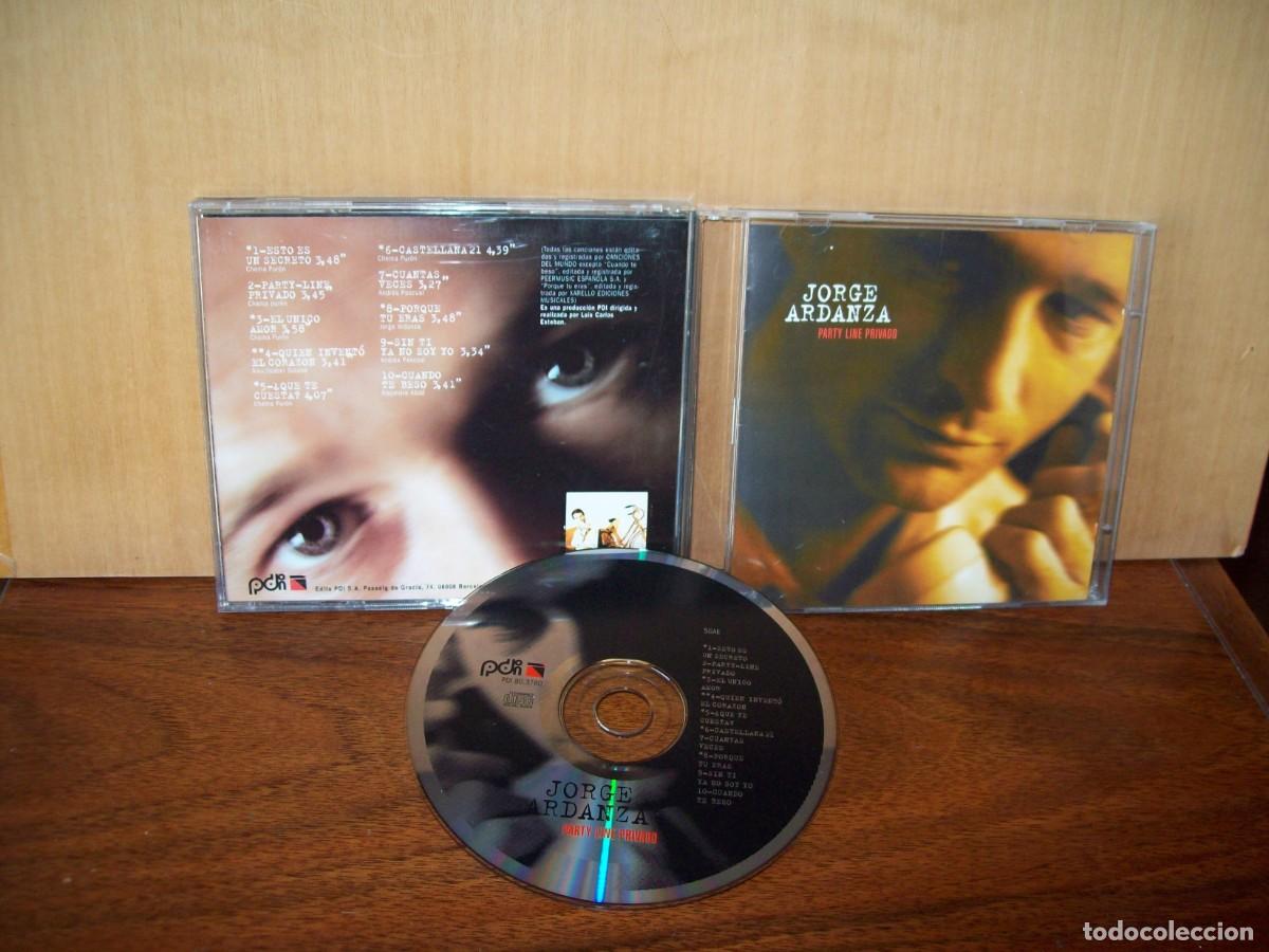 CDs de m&uacute;sica: JORGE ARDANZA - PARTY LINE PRIVADO - CD 1995 - Foto 1