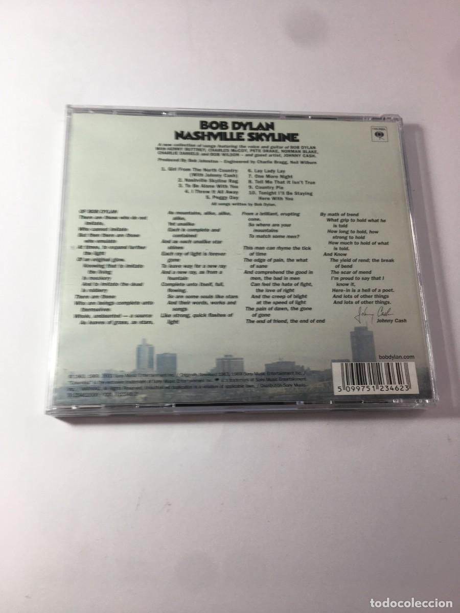 CDs de m&uacute;sica: BOB DYLAN - NASHIVLLE SKILINE - CD IMPORTADO - Foto 3