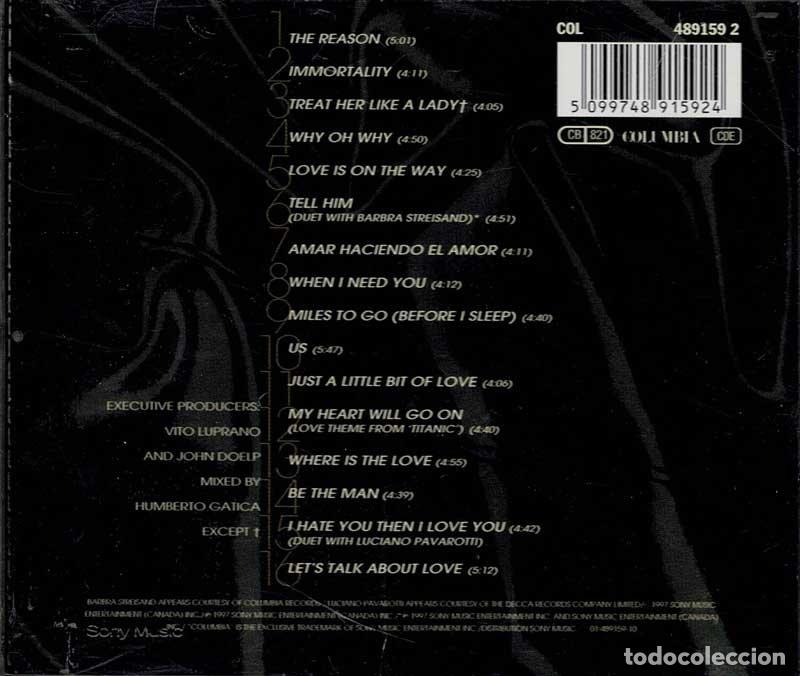 CDs de m&uacute;sica: Celine Dion - Lets Talk About Love. CD - Foto 2