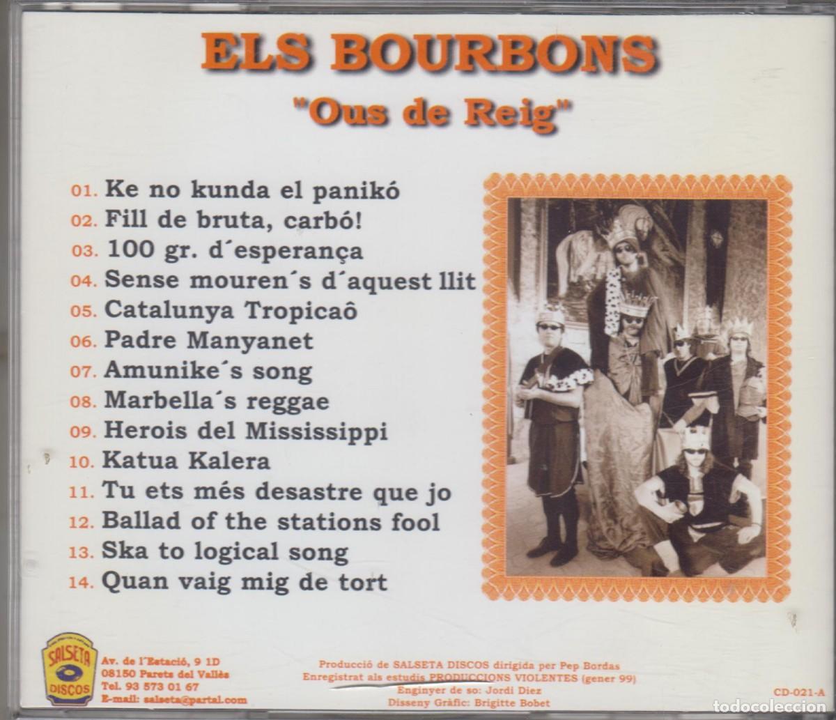 CDs de m&uacute;sica: Els Bourbons cd Ous De Reig 1999 - Foto 2
