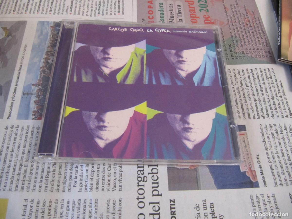 CDs de m&uacute;sica: CARLOS CANO LA COPLA MEMORIA SENTIMENTAL - Foto 1