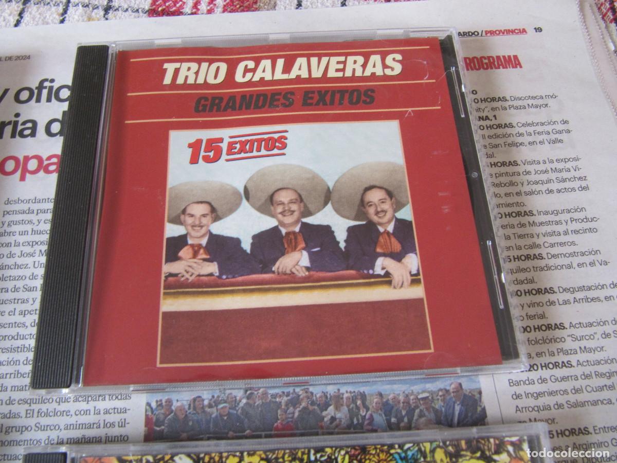 CDs de m&uacute;sica: TRIO CALAVERAS 15 GRANDES EXITOS CD - Foto 1