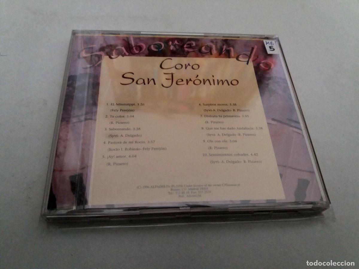 CDs de m&uacute;sica: CORO SAN JERONIMO &rdquo;SABOREANDO&rdquo; CD 10 TRACKS - Foto 2