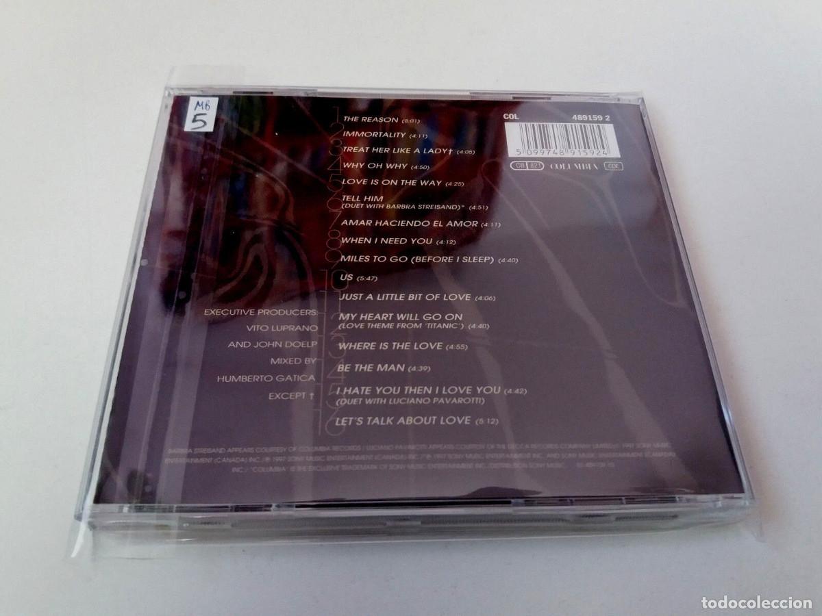 CDs de m&uacute;sica: CELINE DION &rdquo;LETS TALK ABOUT LOVE&rdquo; CD 16 TRACKS - Foto 2