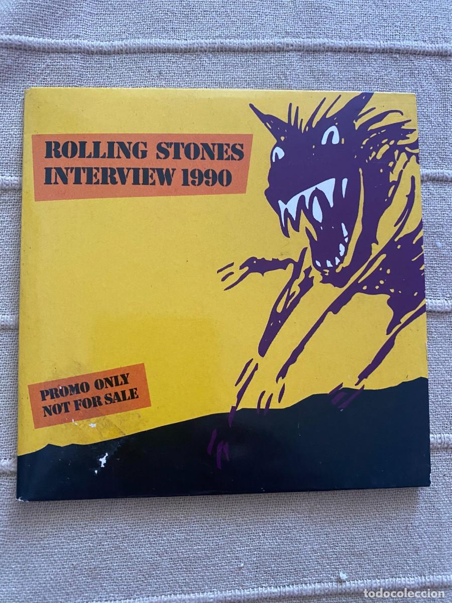 CDs de m&uacute;sica: CD SINGLE ROLLING STONES - INTERVIEW 1990 -INCLUYE 2 TEMAS - Foto 1
