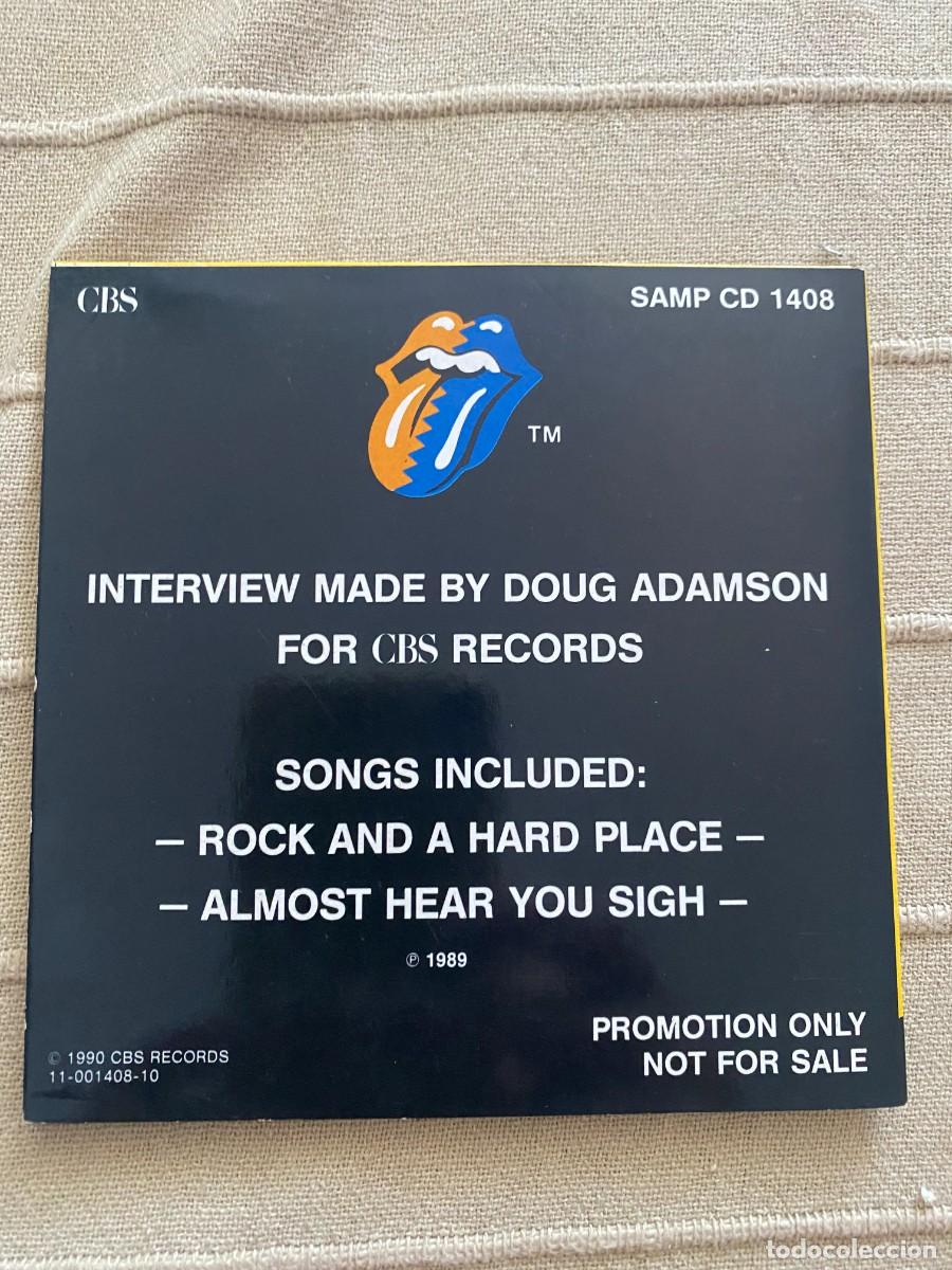 CDs de m&uacute;sica: CD SINGLE ROLLING STONES - INTERVIEW 1990 -INCLUYE 2 TEMAS - Foto 2