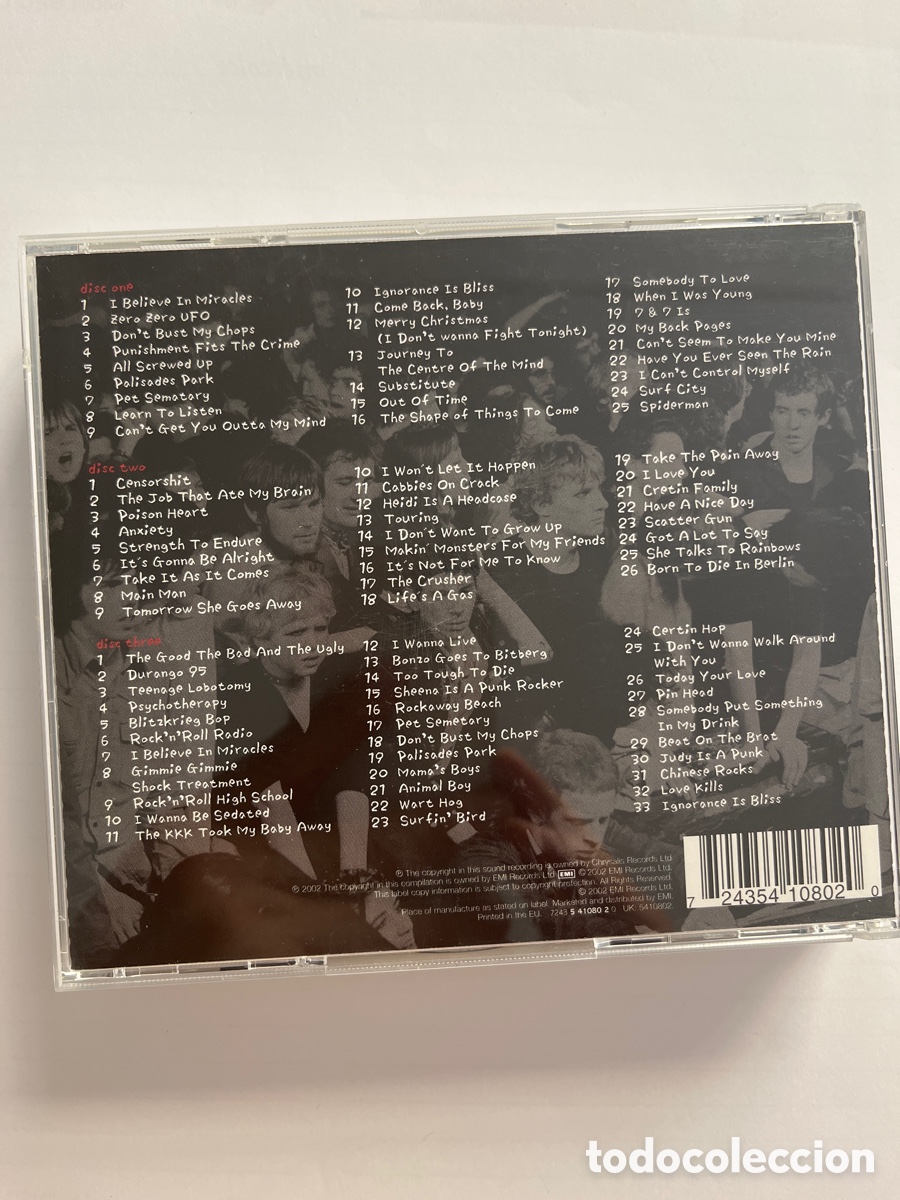 CDs de m&uacute;sica: RAMONES. THE CHRYSALIS YEARS. 3 CD. - Foto 2