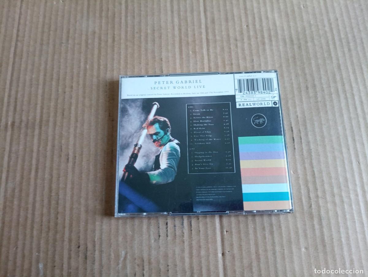 CDs de m&uacute;sica: PETER GABRIEL - SECRET WORLD LIVE DOBLE CD - Foto 4