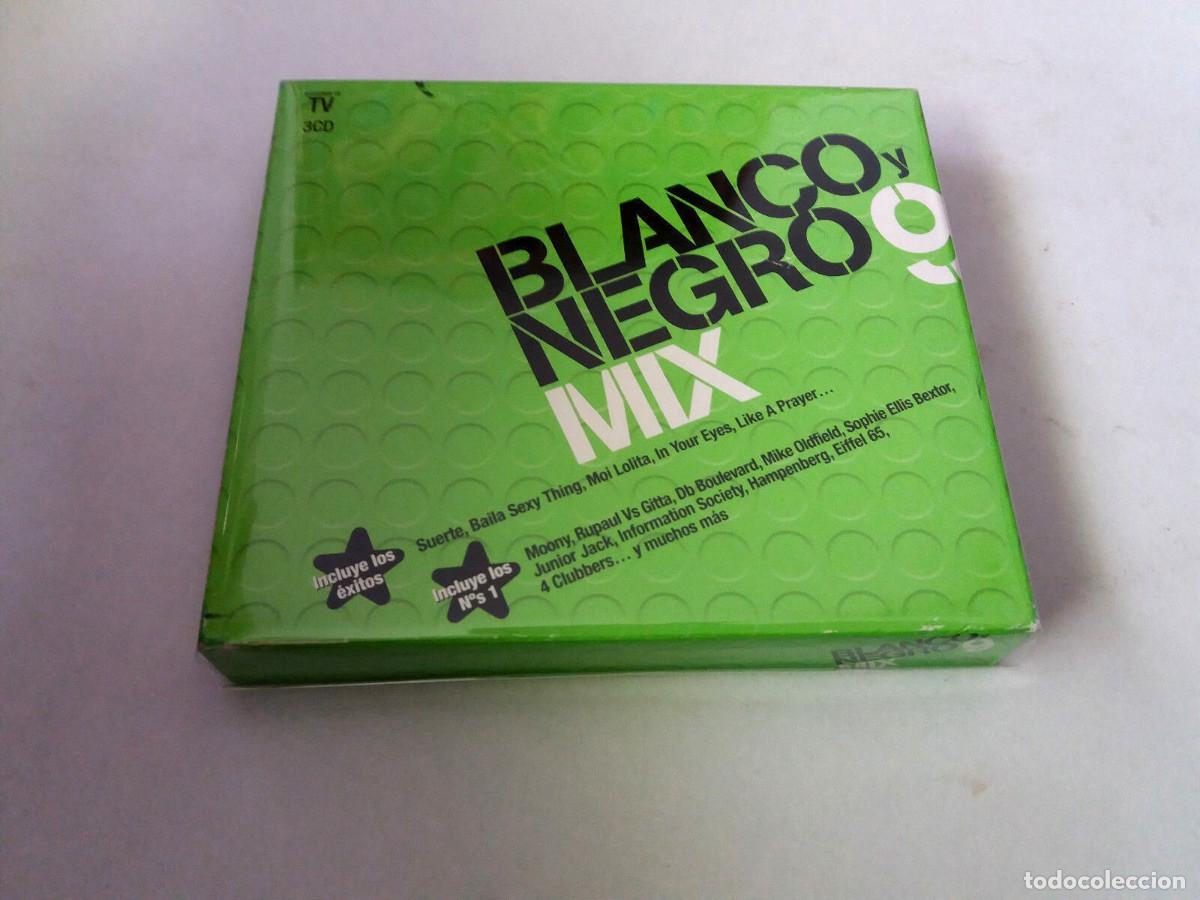 CDs de m&uacute;sica: CD &rdquo;BLANCO Y NEGRO MIX 9&rdquo; 3CD 56 TRACKS - Foto 1