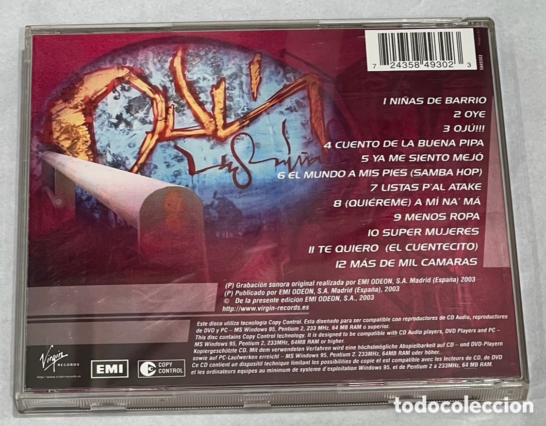 CDs de m&uacute;sica: CD. Las Ni&ntilde;as. &ldquo;Oju&rdquo;. - Foto 2