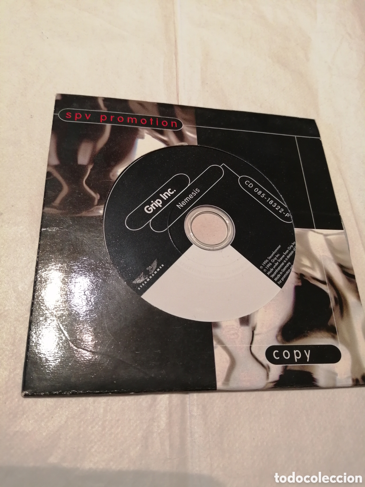 CDs de m&uacute;sica: Grip inc. Cd Nemesis. Copy promotion - Foto 1