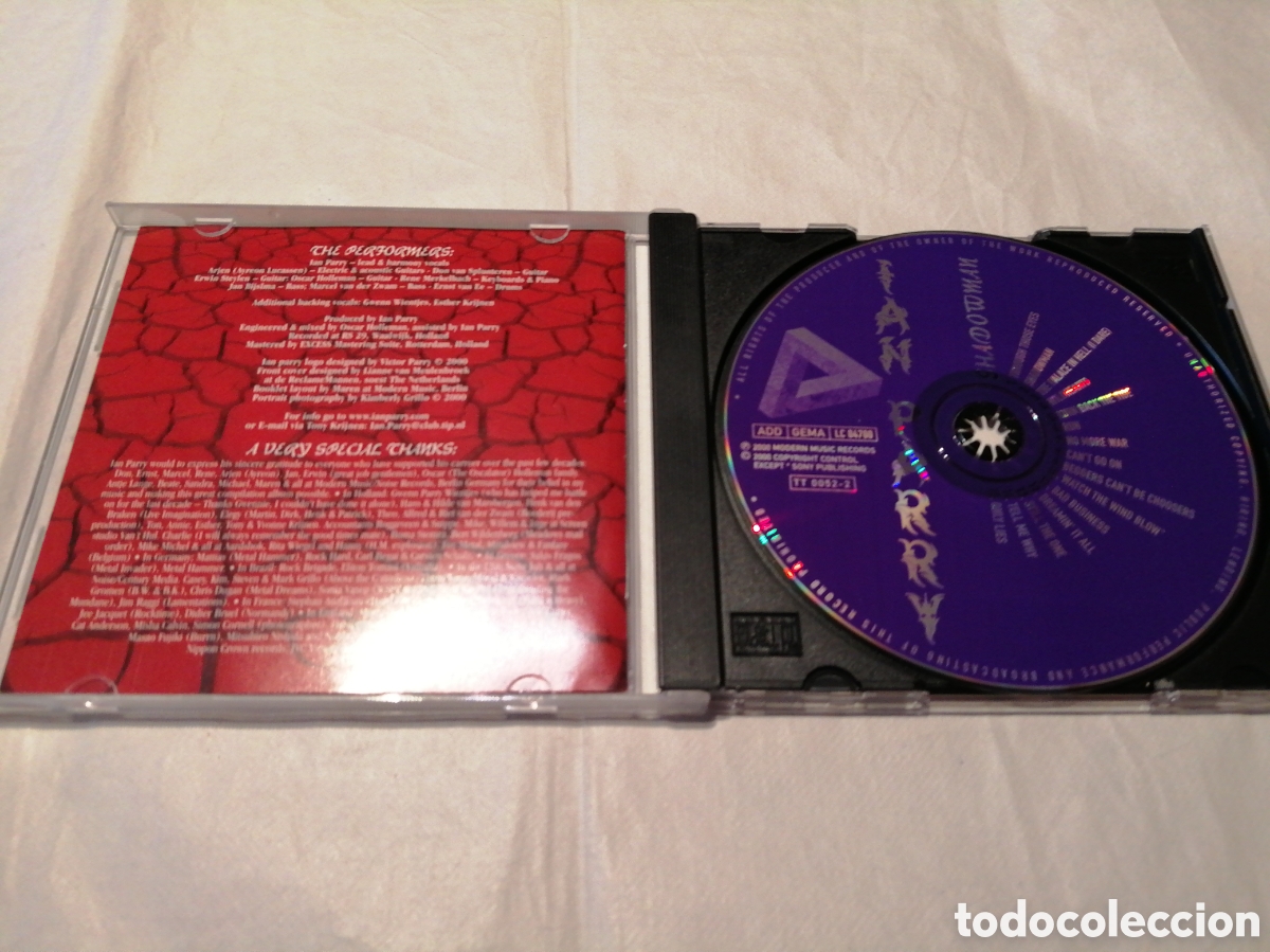 CDs de m&uacute;sica: Ian Parry. Cd Shadowman. 2000 - Foto 3