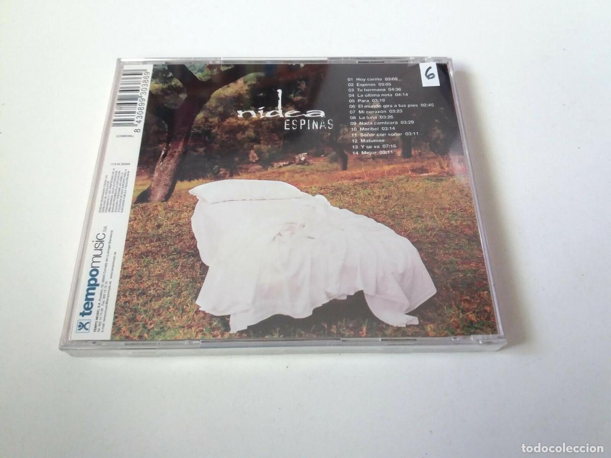 CDs de m&uacute;sica: NIDEA &rdquo;ESPINAS&rdquo; CD 14 TRACKS PRECINTADO SEALED - Foto 2