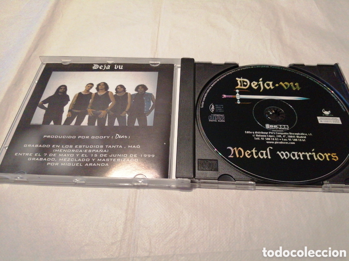 CDs de m&uacute;sica: Deja Vu. Cd Metal warriors. - Foto 3