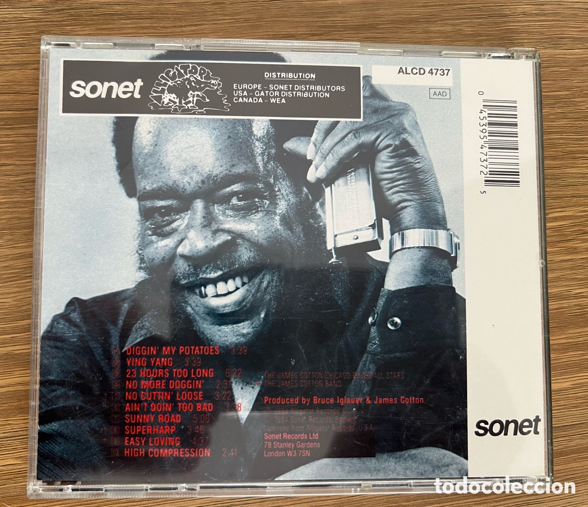 CDs de m&uacute;sica: James Cotton &ldquo;High Compression&rdquo; - Foto 2