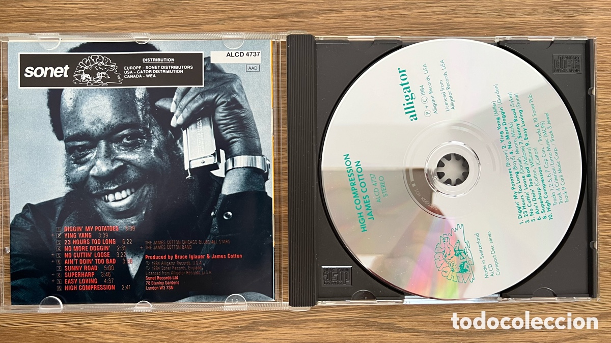 CDs de m&uacute;sica: James Cotton &ldquo;High Compression&rdquo; - Foto 3