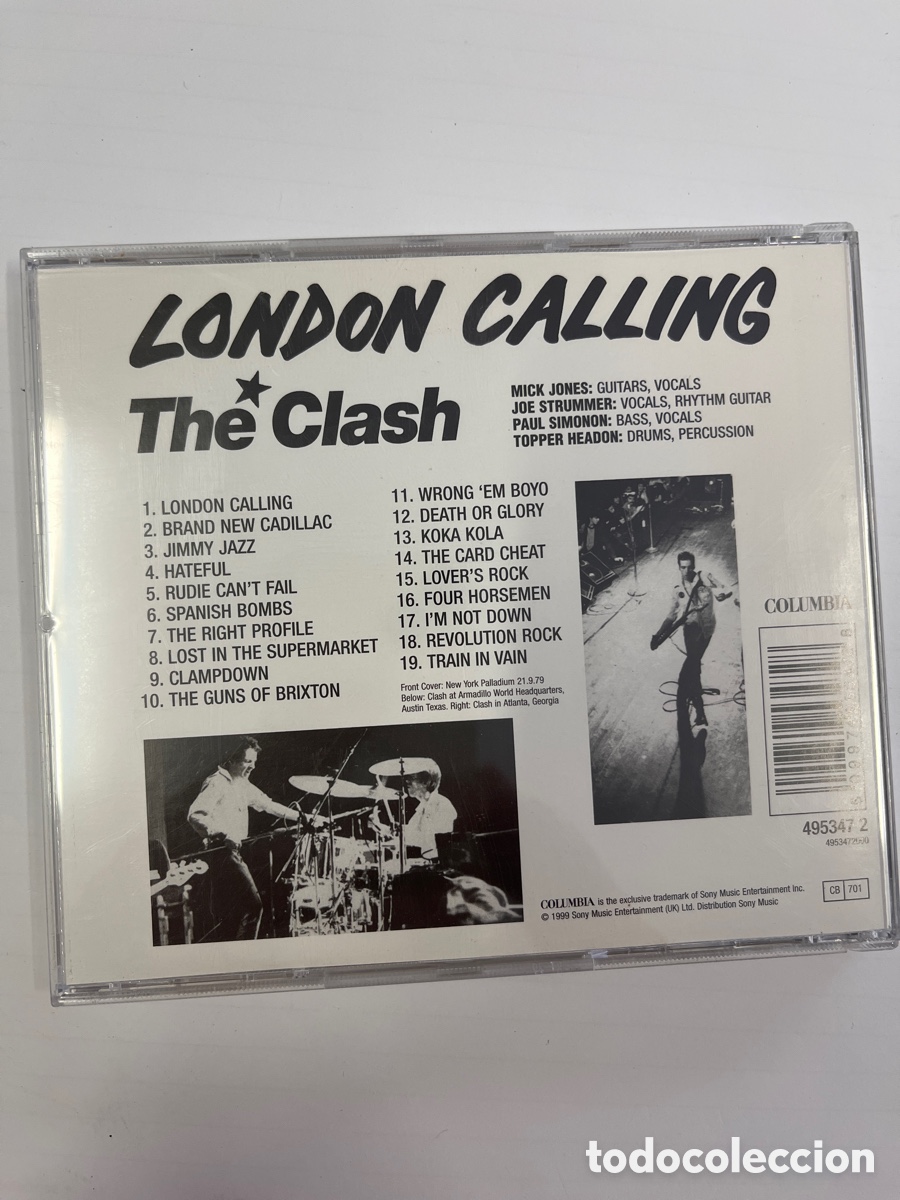 CDs de m&uacute;sica: The Clash - London Calling. CD 1999 - Foto 2