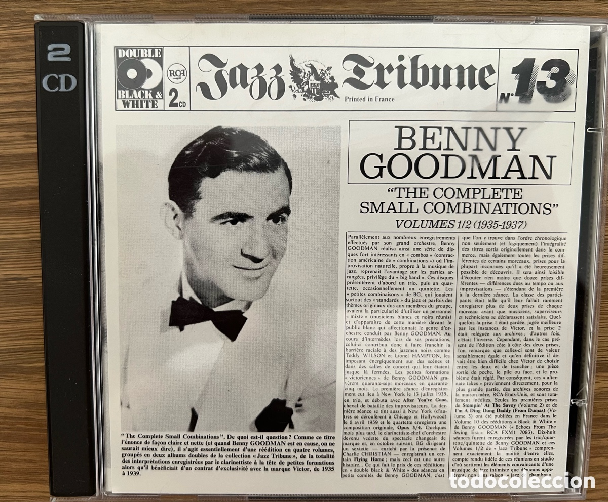 CDs de m&uacute;sica: Benny Goodman &ldquo;The Complete small combinations&rdquo; - Foto 1