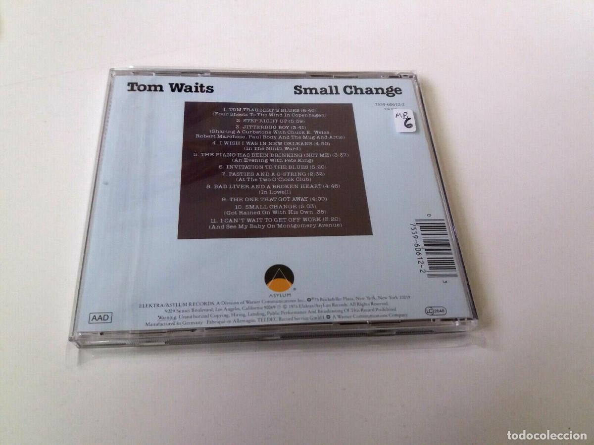 CDs de m&uacute;sica: TOM WAITS &rdquo;SMALL CHANGE&rdquo; CD 11 TRACKS - Foto 2