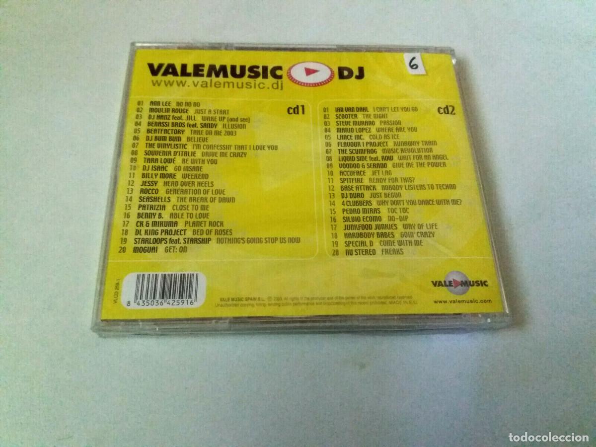 CDs de m&uacute;sica: CD &rdquo;VALEMUSIC DJ&rdquo; 2CD 40 TRACKS PRECINTADO SEALED - Foto 2