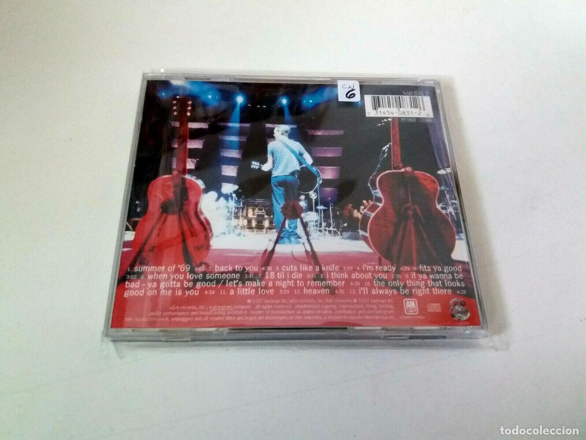 CDs de m&uacute;sica: BRYAN ADAMS &rdquo;UNPLUGGED&rdquo; CD 13 TRACKS COMO NUEVO - Foto 2