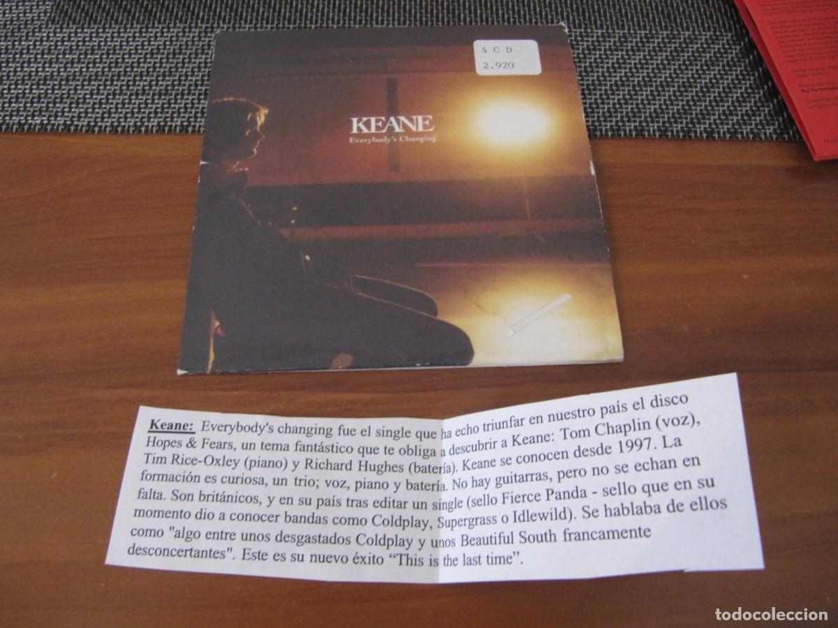 CDs de m&uacute;sica: KEANE - EVERYBODY&acute;S CHANGING - CD SINGLE PROMO CADENA 100 - Foto 1