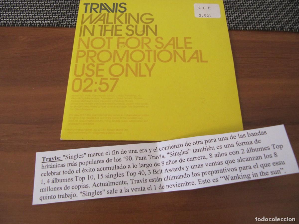 CDs de m&uacute;sica: TRAVIS WALKING IN THE SUN (CD SINGLE CADENA 100 ) - Foto 1
