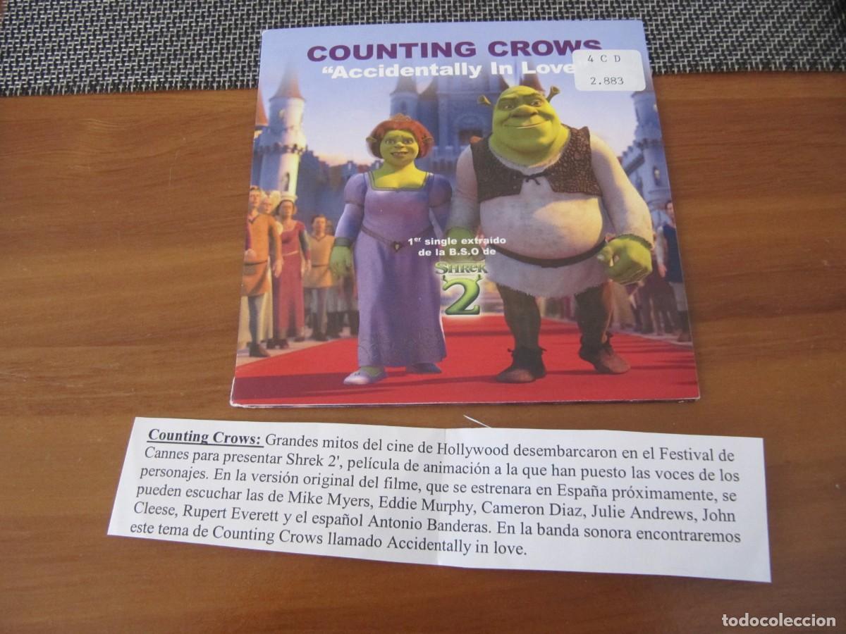 CDs de m&uacute;sica: Counting Crows &ndash; Accidentally In Love CD SINGLE CADENA 100 - Foto 1