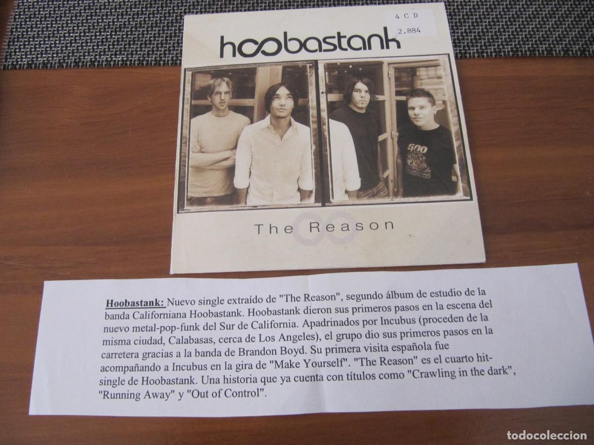 CDs de m&uacute;sica: Hoobastank - The Reason (CD SINGLE CADENA 100) - Foto 1