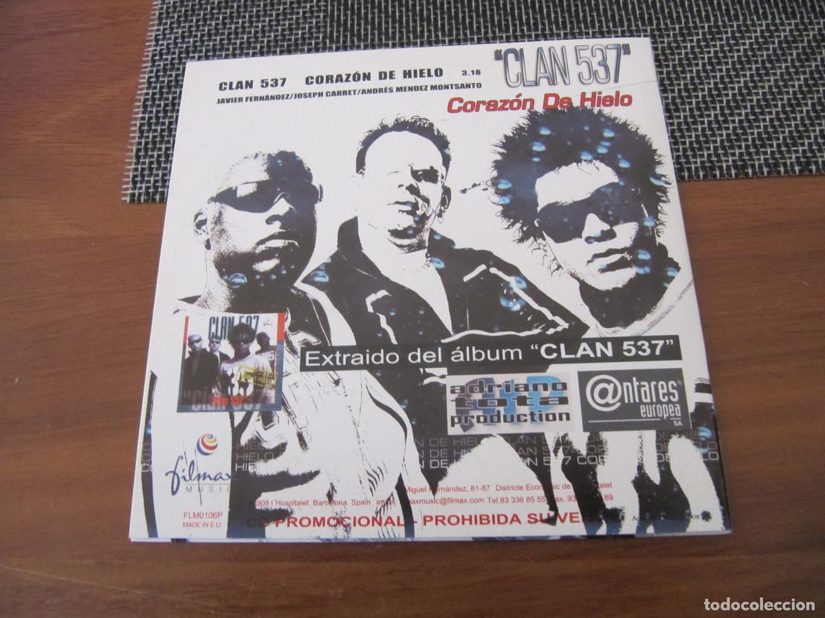 CDs de m&uacute;sica: Clan 537 &ndash; Corazon De Hielo - Foto 2