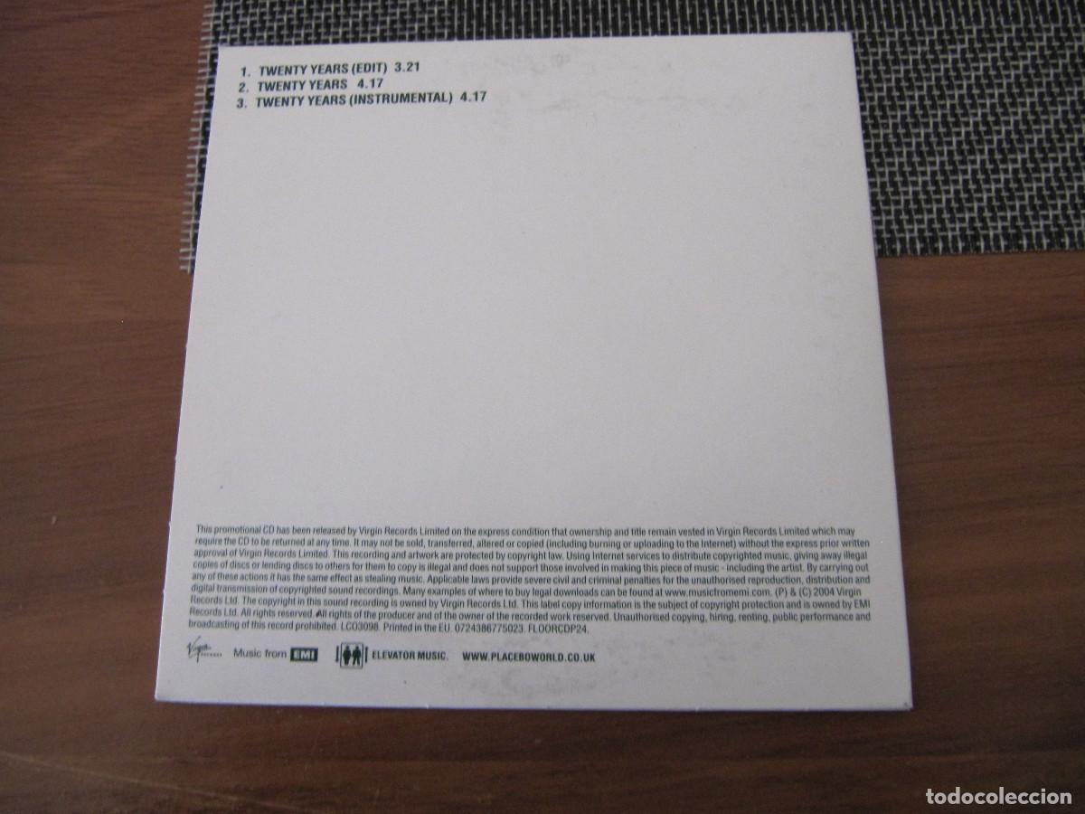 CDs de m&uacute;sica: PLACEBO - TWENTY YEARS ( CD SINGLE PROMO) - Foto 2