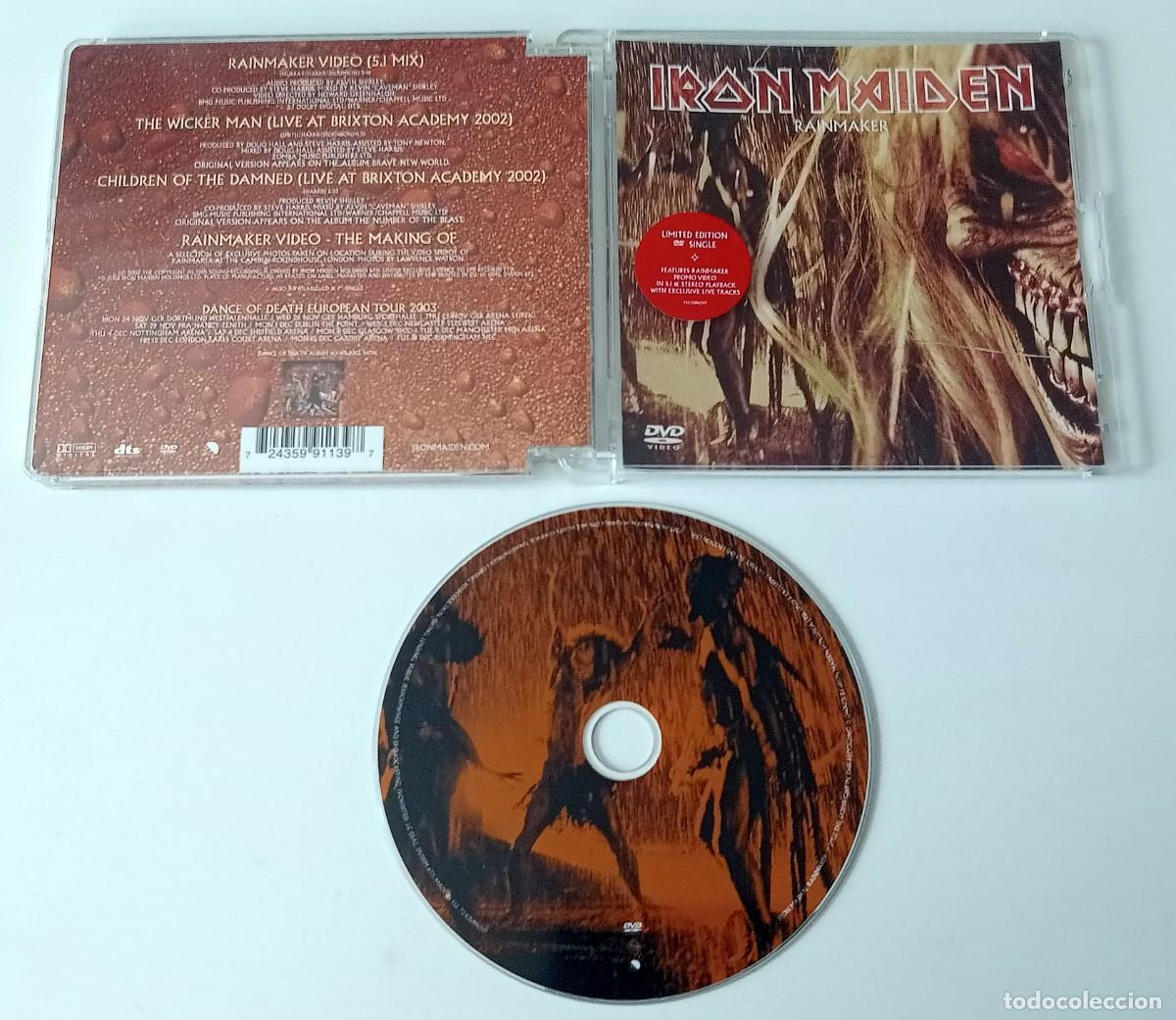 CDs de m&uacute;sica: CD/DVD IRON MAIDEN - RAINMAKER - Foto 2