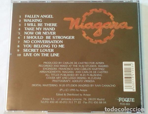 CDs de m&uacute;sica: Niagara &ndash; Now Or Never - CD - Avispa &ndash; FCD-003 - Foto 2