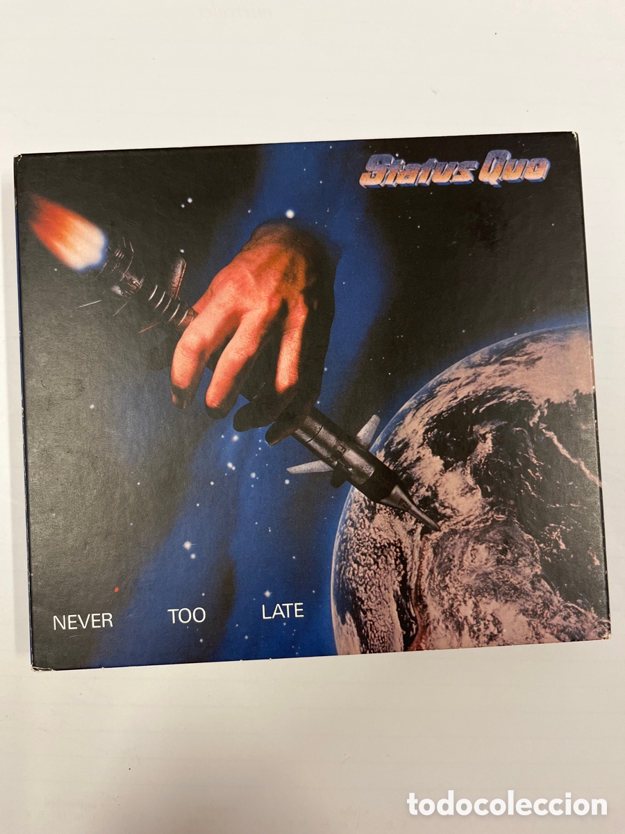 CDs de m&uacute;sica: STATUS QUO - NEVER TOO LATE - 3 x CD - Foto 1