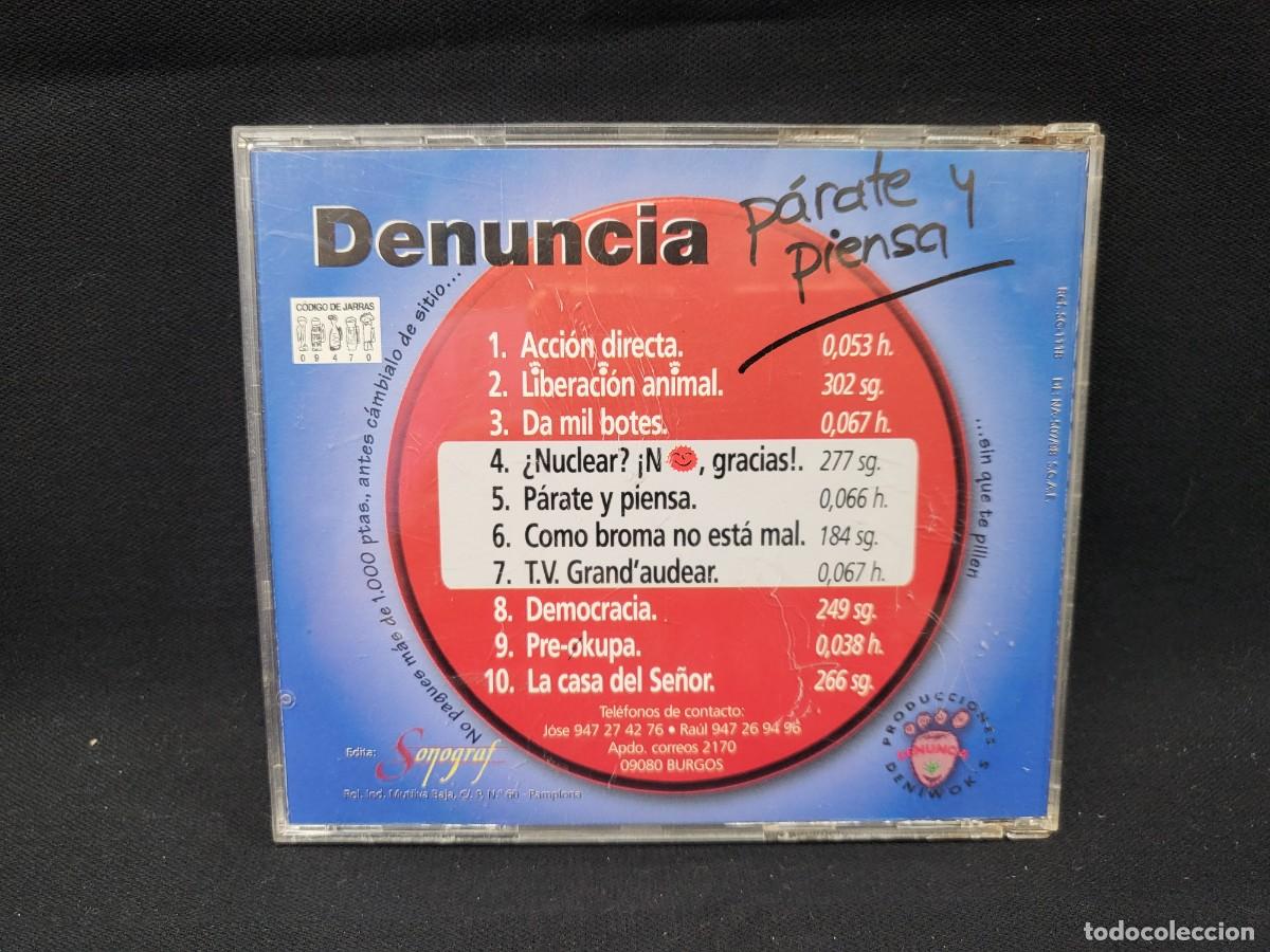 CDs de m&uacute;sica: CD DENUNCIA , PARATE Y PIENSA - Foto 2