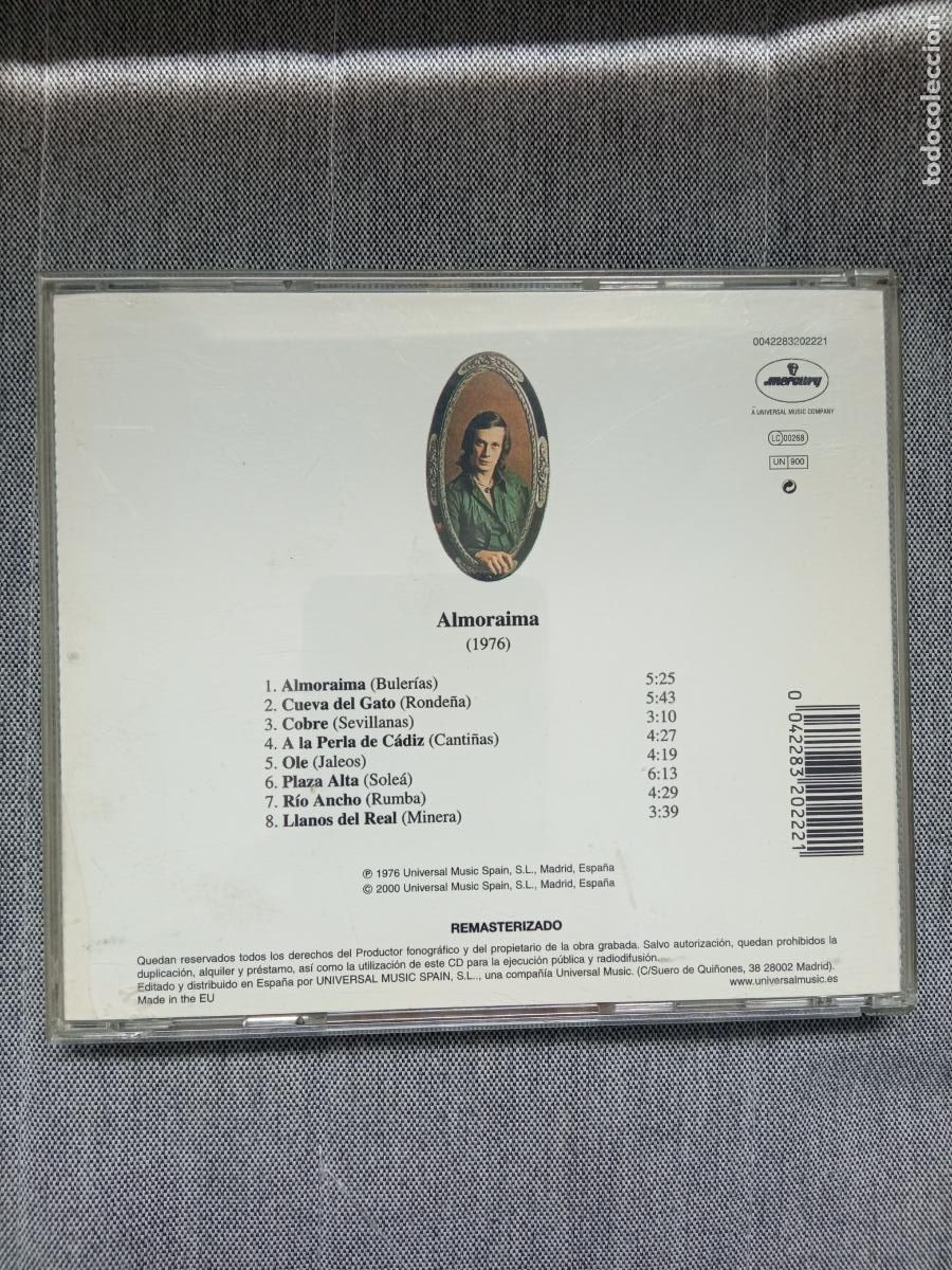 CDs de m&uacute;sica: Paco De Luc&iacute;a &ndash; Almoraima - Remasterizado - Foto 2