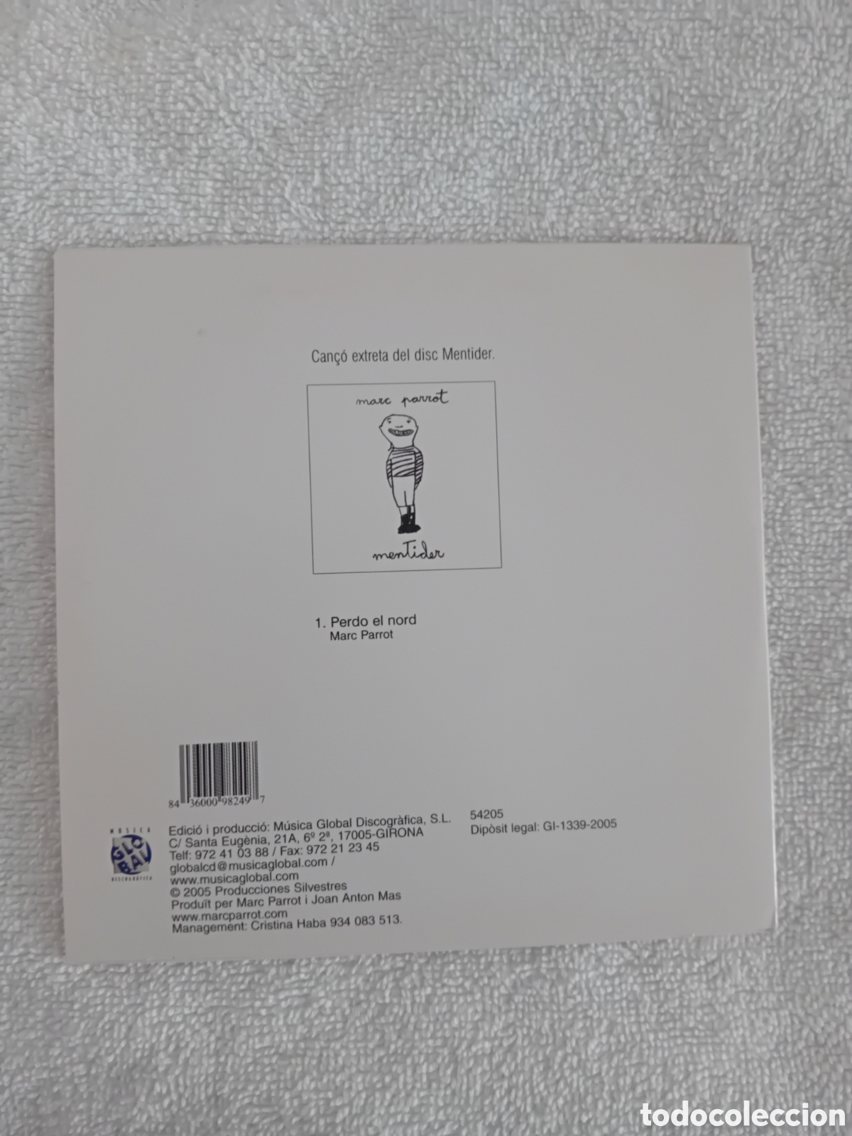 CDs de m&uacute;sica: MARC PARROT. PERDO EL NORD - Foto 2