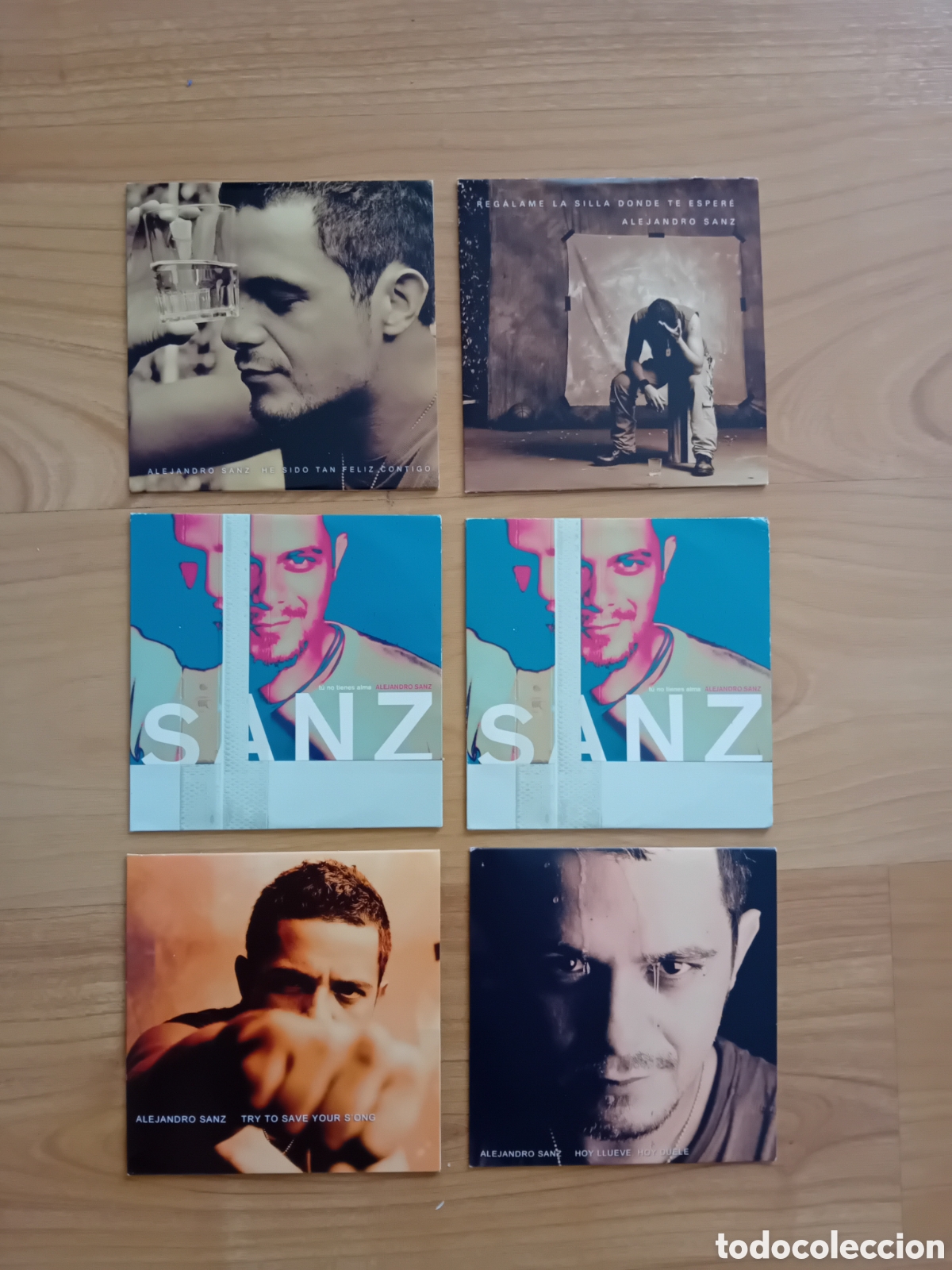 CDs de m&uacute;sica: LOTE 6 CD SINGLE ALEJANDRO SANZ - Foto 1