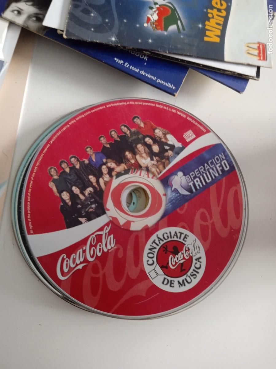 CDs de m&uacute;sica: C-ITH CD SIN CARATULA OPERACION TRIUNFO COCA COLA - Foto 1